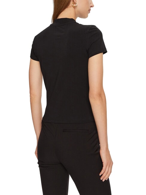 MOCK NECK ALL OVER 4G T-shirt slim fit orné de strass jetbla - T-shirt