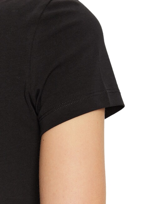 MOCK NECK ALL OVER 4G T-shirt slim fit orné de strass jetbla - T-shirt