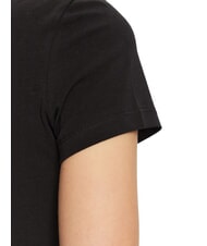 GUESS MOCK NECK ALL OVER 4G T-shirt slim fit orné de strass jetbla - T-shirt - 4