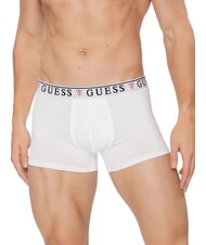 GUESS BRIAN HERO 3 paires de boxers blanc optique - Slip homme - 2