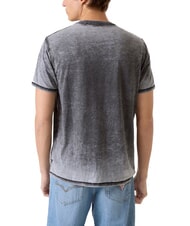 GUESS MARINE LOGO T-shirt &agrave; manches courtes &agrave; effet d&eacute;lav&eacute; - T-shirt