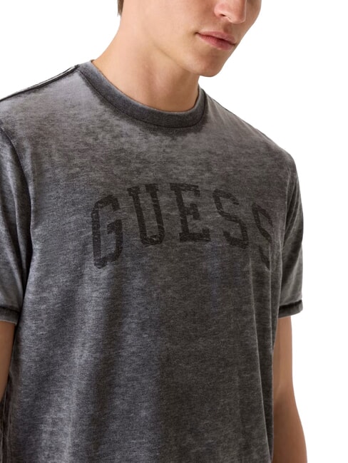 MARINE LOGO T-shirt &agrave; manches courtes &agrave; effet d&eacute;lav&eacute; jetbla - T-shirt