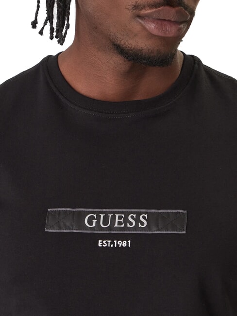 LOGO BOX T-shirt &agrave; manches courtes coupe ajust&eacute;e jetbla - T-shirt