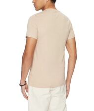 GUESS AIDY T-shirt &eacute;crit de la m&ecirc;me couleur sable neutre - T-shirt - 2