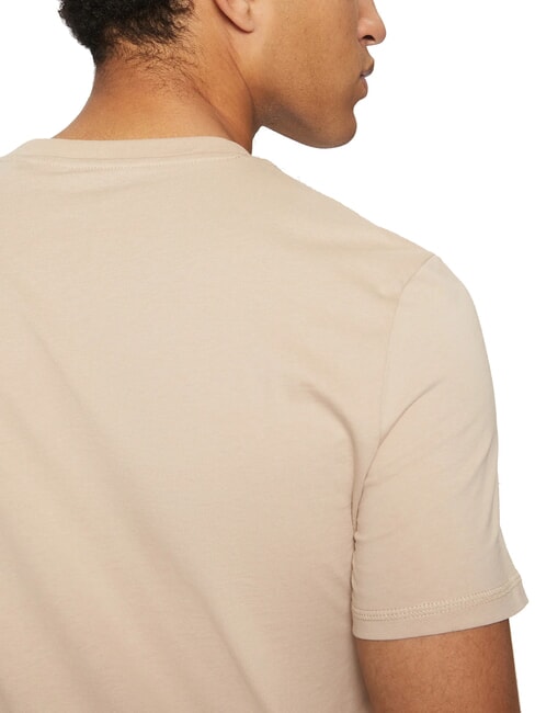 AIDY T-shirt &eacute;crit de la m&ecirc;me couleur sable neutre - T-shirt