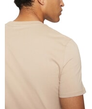 GUESS AIDY T-shirt &eacute;crit de la m&ecirc;me couleur sable neutre - T-shirt - 4