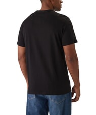 GUESS PAINTED TRIANGLE T-shirt &agrave; manches courtes coupe classique jetbla - T-shirt - 2