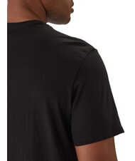 GUESS PAINTED TRIANGLE T-shirt &agrave; manches courtes coupe classique jetbla - T-shirt - 4