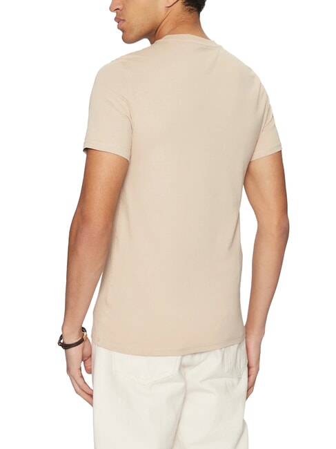 AIDY T-shirt &eacute;crit de la m&ecirc;me couleur sable neutre - T-shirt