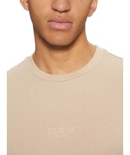 GUESS AIDY T-shirt &eacute;crit de la m&ecirc;me couleur sable neutre - T-shirt - 3