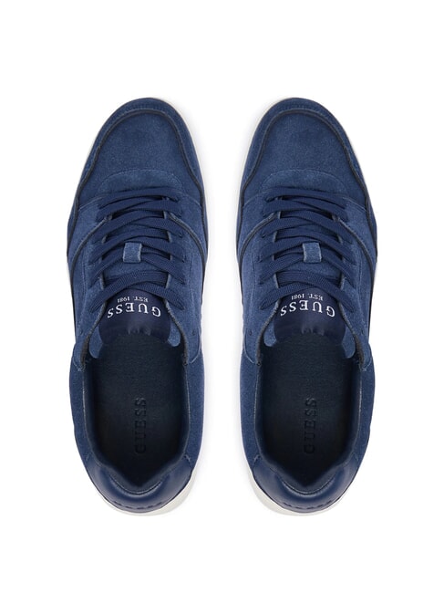 WINNO baskets en cuir su&eacute;d&eacute; bleu - Chaussures Homme