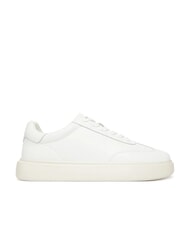 GUESS PLAZA Baskets en cuir blanc - Chaussures Homme - 2