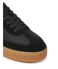 GUESS WIMAN Baskets en cuir NOIR - Chaussures Homme - 3