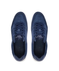 GUESS WINNO baskets en cuir su&eacute;d&eacute; bleu - Chaussures Homme - 4