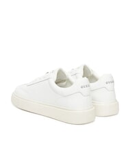 GUESS PLAZA Baskets en cuir blanc - Chaussures Homme - 5