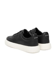 GUESS PLAZA Baskets en cuir NOIR - Chaussures Homme - 5