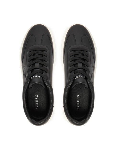 PLAZA Baskets en cuir NOIR - Chaussures Homme