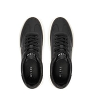 GUESS PLAZA Baskets en cuir NOIR - Chaussures Homme - 3