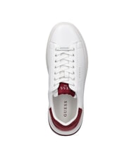 GUESS ELBA 4,5 blanc bordeaux - Chaussures Homme - 4