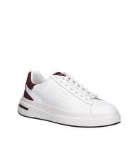 GUESS ELBA 4,5 blanc bordeaux - Chaussures Homme - 3