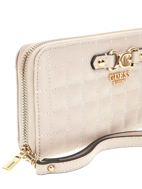 NADIRA Portefeuille Zip Around taupe clair - Portefeuilles Femme