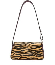 GUESS DOMITILLA Sac bandouli&egrave;re en cuir z&egrave;bre - Sacs pour Femme - 3