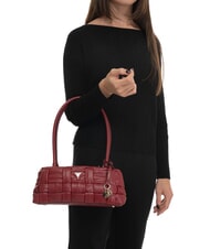 GUESS MARION sac bandouli&egrave;re ROUGE - Sacs pour Femme - 4