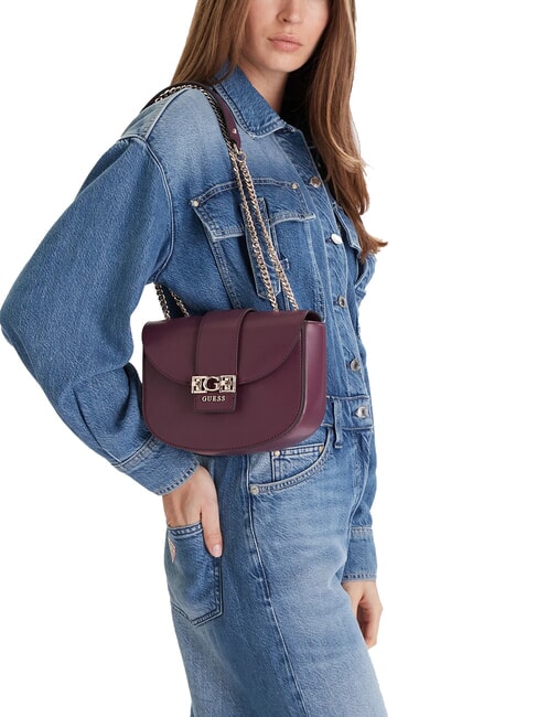 JANE Mini sac bandouli&egrave;re vin - Sacs pour Femme