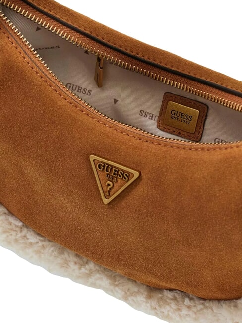 AMITA Sac bandouli&egrave;re en cuir COGNAC - Sacs pour Femme