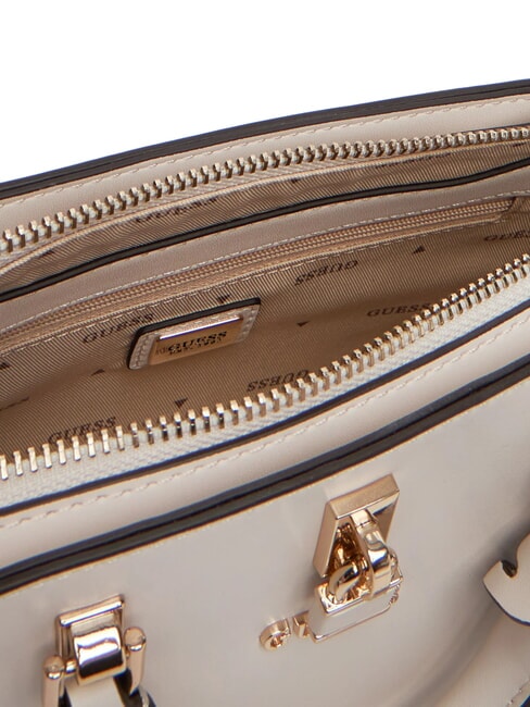 QUEENSLAND Mini sac à main avec bandoulière blanc cassé/taupe - Sacs pour Femme