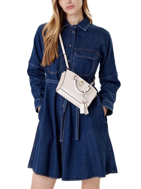 QUEENSLAND Mini sac à main avec bandoulière blanc cassé/taupe - Sacs pour Femme