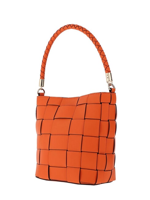 MAYLEE Mini sac bandouli&egrave;re seau orange - Sacs pour Femme