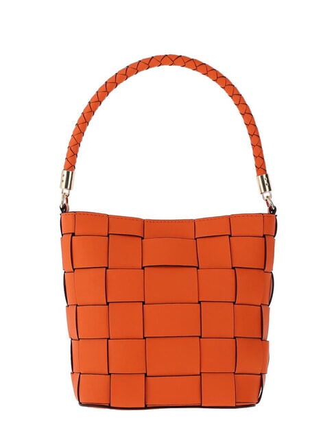 MAYLEE Mini sac bandouli&egrave;re seau orange - Sacs pour Femme