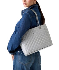 GUESS GIULLY Sac à provisions ARGENT - Sacs pour Femme - 4