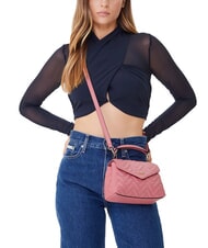 GUESS MELISANDRA Mini sac à main avec bandoulière bégonia - Sacs pour Femme - 4