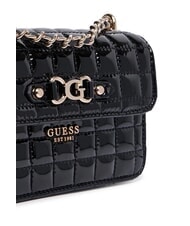GUESS NADIRA Micro sac bandouli&egrave;re NOIR - Sacs pour Femme - 3