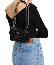 GUESS NADIRA Micro sac bandouli&egrave;re NOIR - Sacs pour Femme - 5