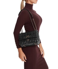 GUESS NADIRA Mini sac bandouli&egrave;re NOIR - Sacs pour Femme - 5