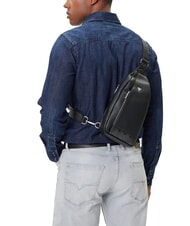 GUESS TORINO Maxi sac NOIR - Sacs en Bandouli&egrave;res pour Homme - 4