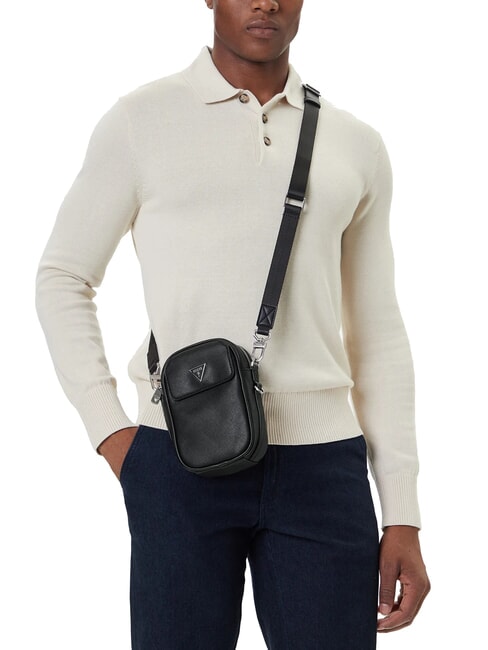 MILANO Mini sac NOIR - Sacs en Bandouli&egrave;res pour Homme