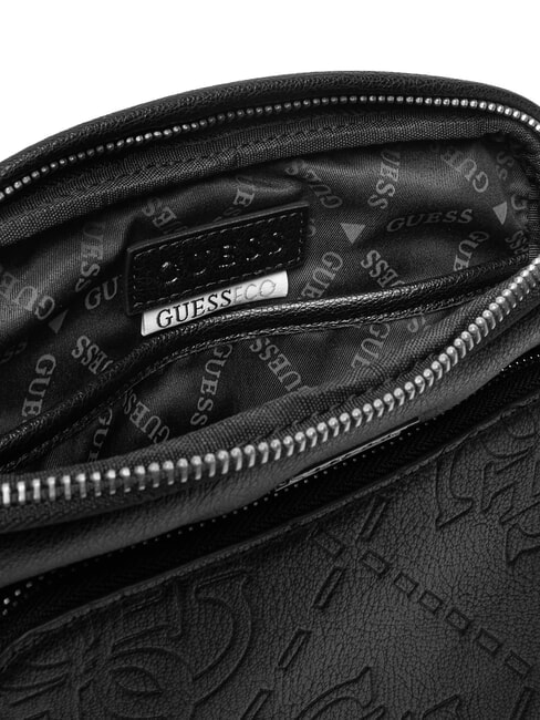 BOSTON sac plat NOIR - Sacs en Bandouli&egrave;res pour Homme