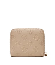 GUESS PHOEBE petit portefeuille zipp&eacute; logo simplement taupe - Portefeuilles Femme - 3