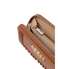 GUESS TATUM Portefeuille zipp&eacute; moyen sac fourre-tout albury caramel - Portefeuilles Femme - 2