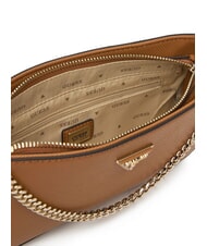 GUESS NOELLE 2 Sac &agrave; bandouli&egrave;re avec cha&icirc;ne cognac l&eacute;ger - Sacs pour Femme - 3