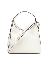 GUESS GIULLY 2 Sac &agrave; bandouli&egrave;re imprim&eacute; Saffiano OFFWHITE - Sacs pour Femme - 2