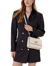 GUESS SALINGE Mini sac bandouli&egrave;re OFFWHITE - Sacs pour Femme - 4