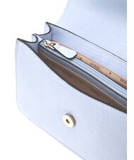 GUESS SALINGE Mini sac bandouli&egrave;re bleu brumeux - Sacs pour Femme - 3