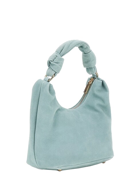 ISOTTA Sac en cuir suédé avec chaîne eucalyptus - Sacs pour Femme