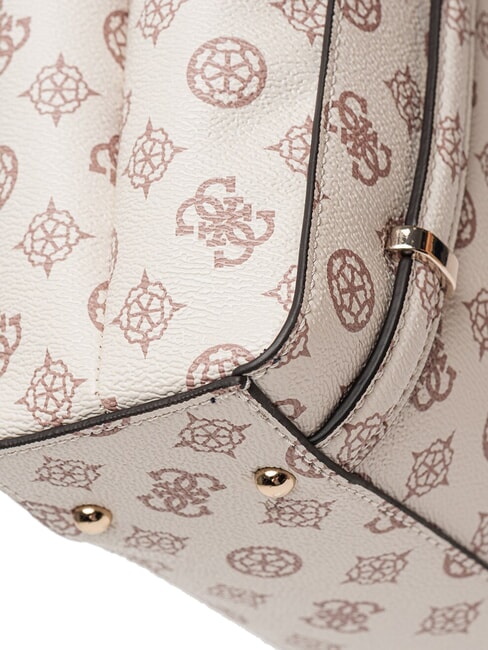 DARYNA sac &agrave; bandouli&egrave;re logo cr&egrave;me - Sacs pour Femme