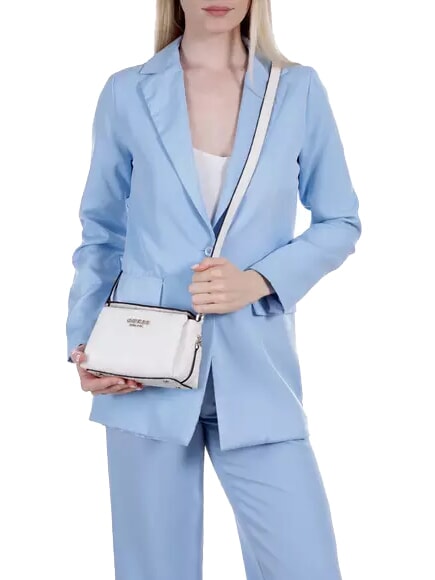 PHOEBE  Mini sac à bandoulière logo blanc cassé - Sacs pour Femme